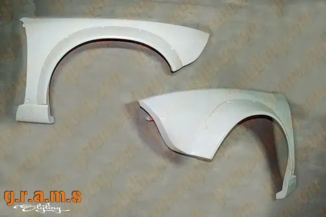 Nissan S14 Lightweight Front Wings - Boss Style V2