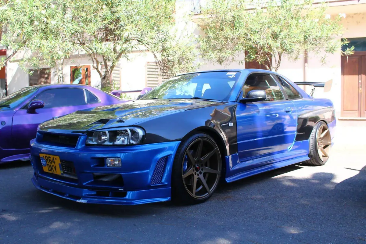 Nissan Skyline R34 GT-R Style 50mm Wide Body Rear Fenders, photo 3 of 10