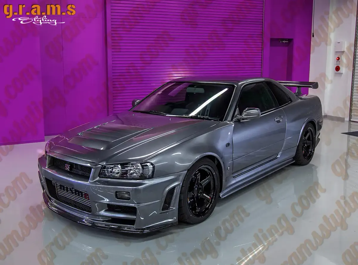 Nissan R34 GT-R Nismo Style Sidesteps - Side Skirt Extensions, bilde 6 av 6