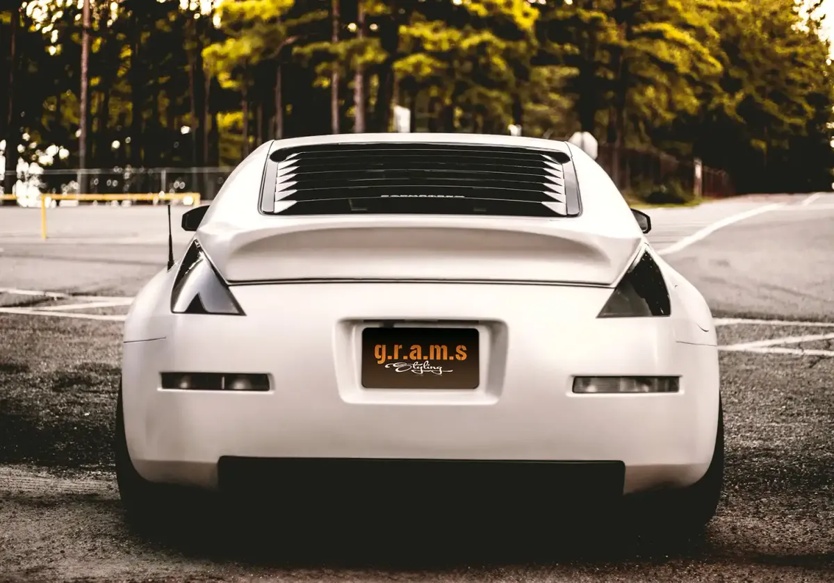 Nissan 350Z Rear Window Louvers, bilde 2 av 8