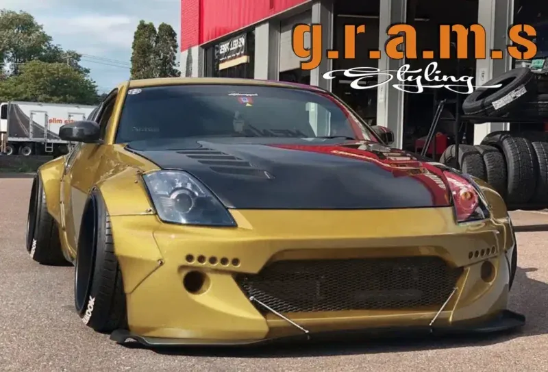 Universal Front Bumper Splitter Lip - Rocket Bunny Style V2, photo 1 of 11
