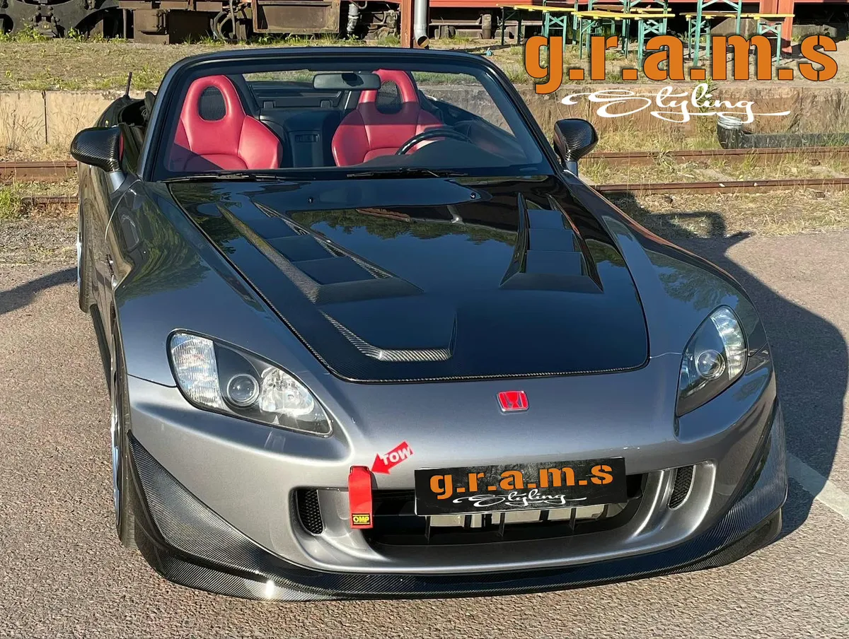 Honda S2000 AP2 Front Lip Splitter - CR Style, photo 5 of 16
