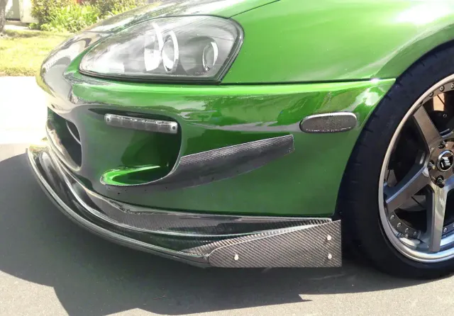 Toyota Supra MK4 Front Splitter - Ridox Style for OEM Bumper