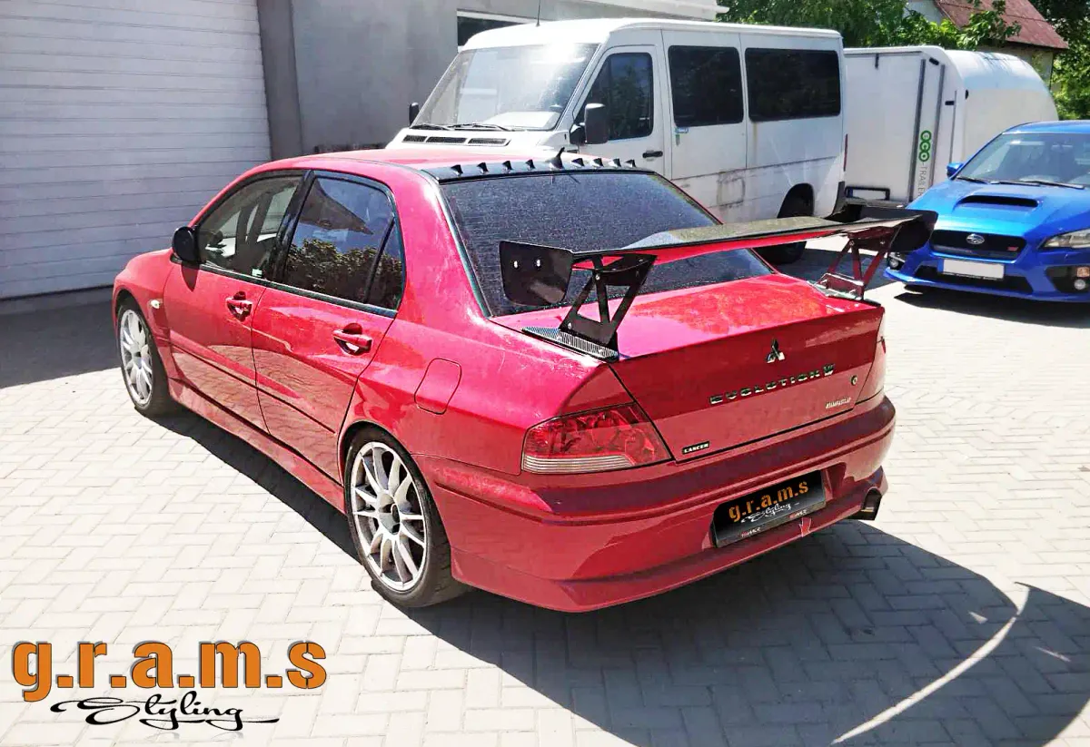Mitsubishi Evolution 7, 8, 9 Wing Spoiler - GT Style 160cm, foto 3 van 11