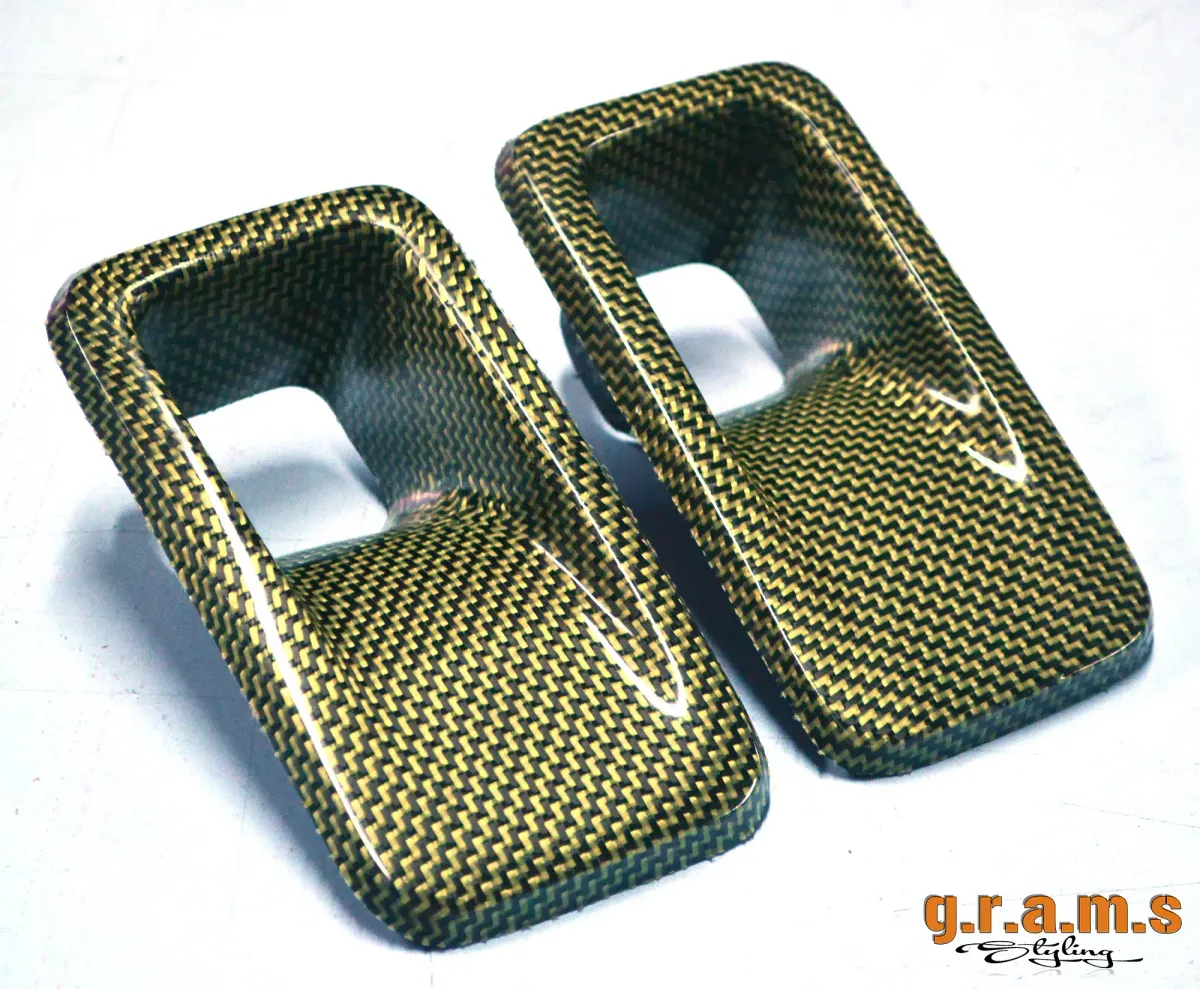 Nissan 300ZX Front Bumper Fog Light Air Ducts - Nismo Style, photo 5 of 6
