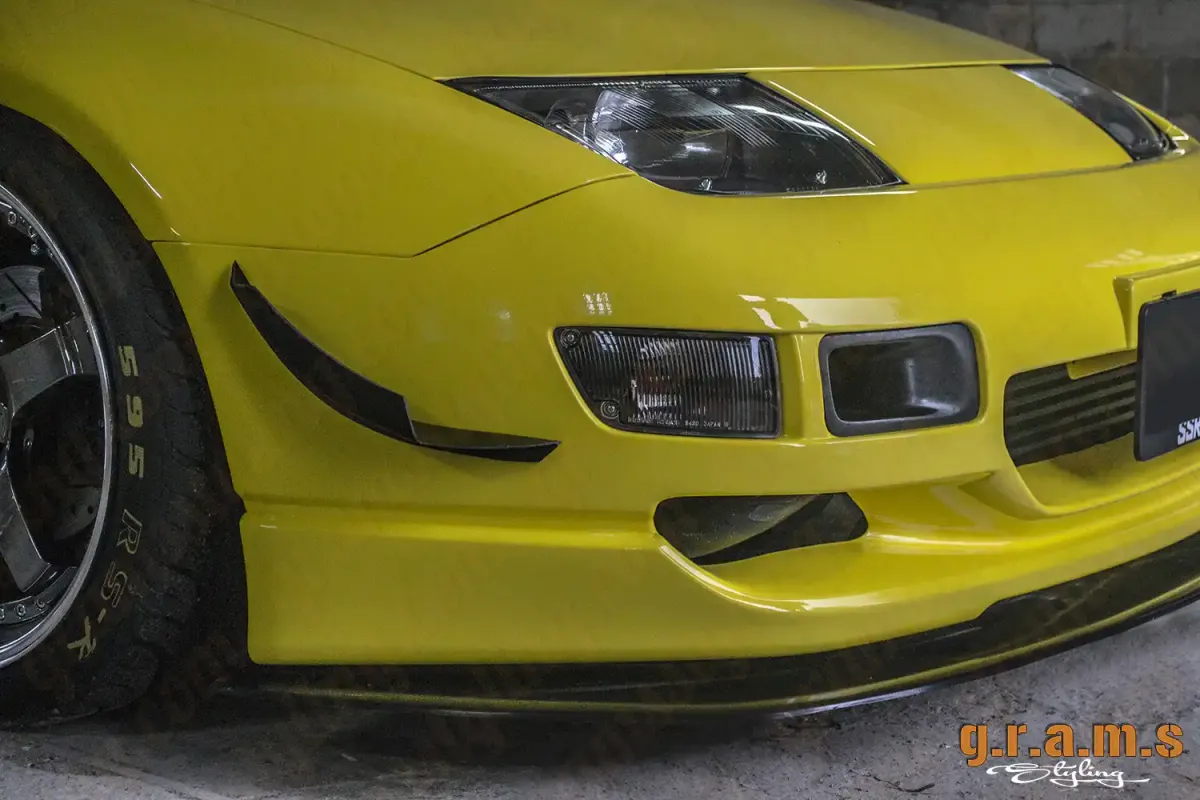 Nissan 300ZX Front Bumper Fog Light Air Ducts - Nismo Style, photo 2 of 6