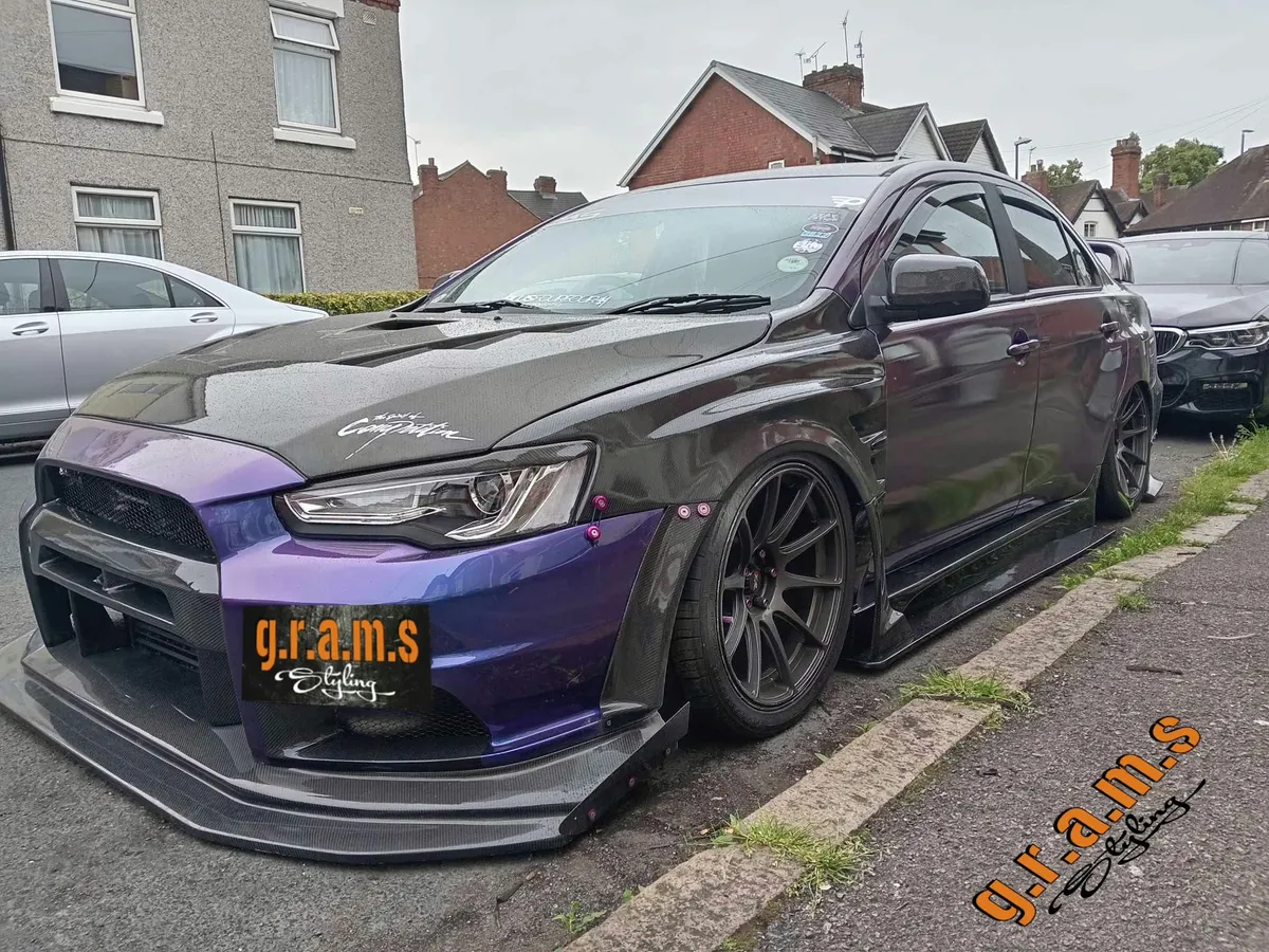 Mitsubishi Lancer Evolution X Front Bumper - Varis Style, photo 5 of 23