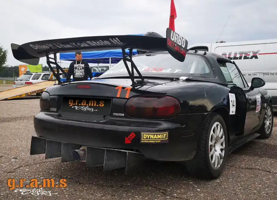 Universal Racing Time Attack Rear Diffuser T8, bild 6 av 8