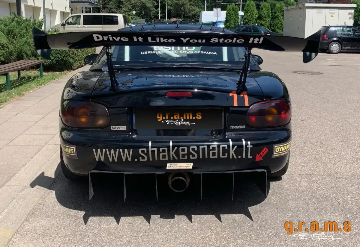 Universal Racing Time Attack Rear Diffuser T8, bild 7 av 8