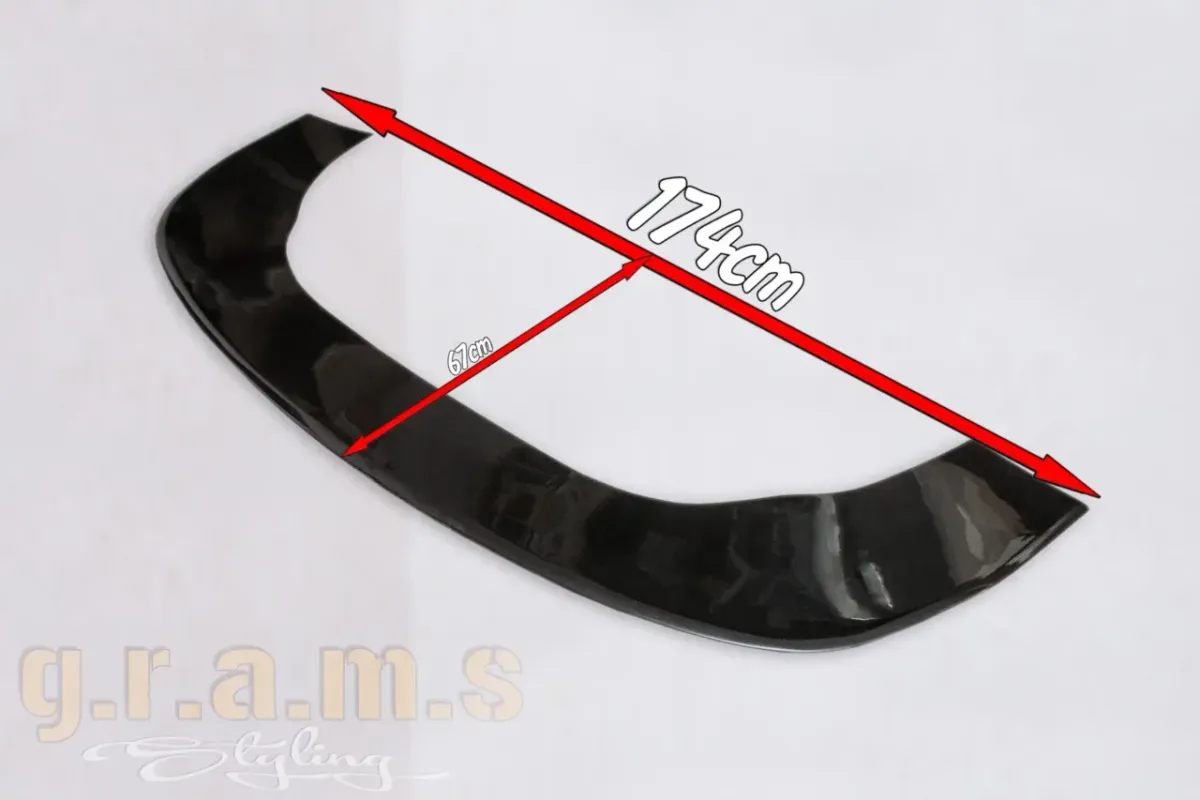 Universal Front Bumper Splitter - Lip 174cm, photo 1 of 13