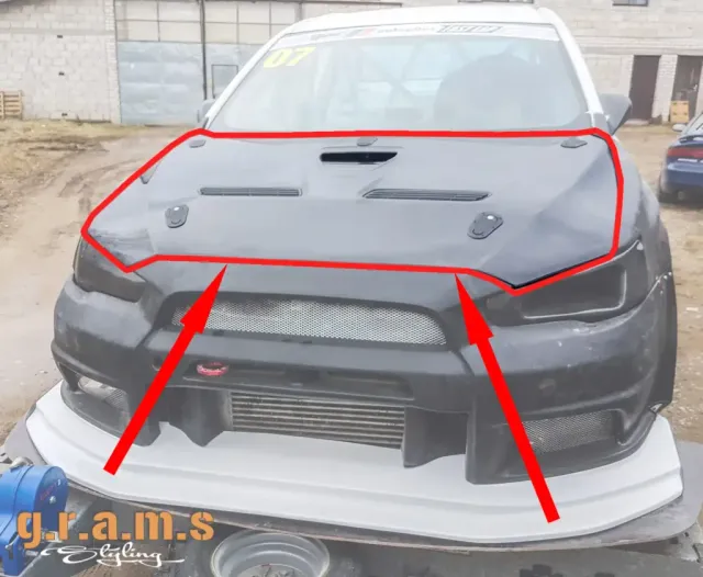 Mitsubishi Lancer Evolution X Bonnet - OEM Style