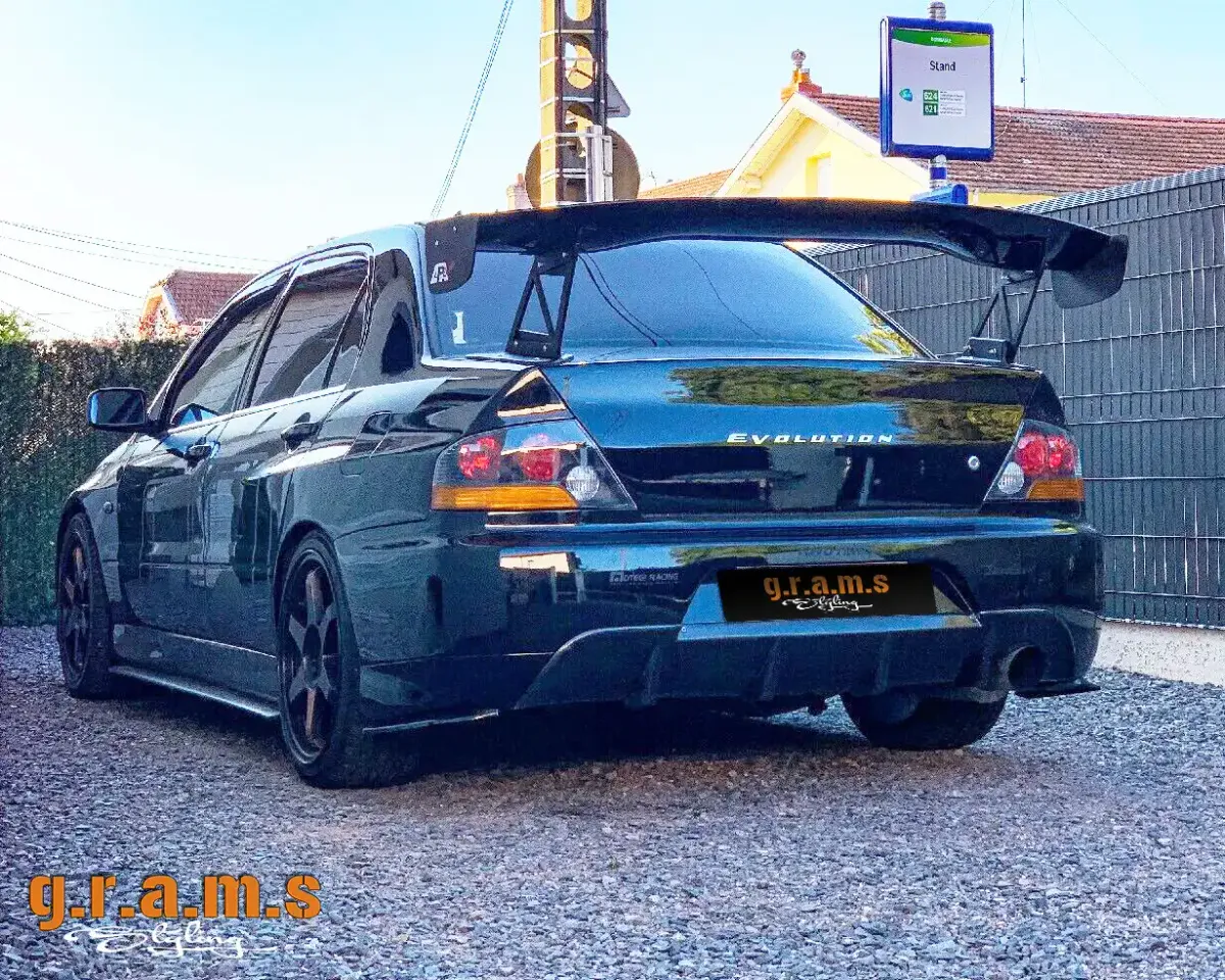 Mitsubishi Evolution 7, 8, 9 Wing Spoiler - GT Style 160cm, foto 2 van 11