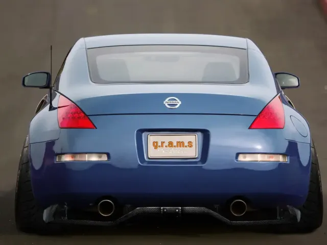Nissan 350Z Rear Diffuser - Voltex Style