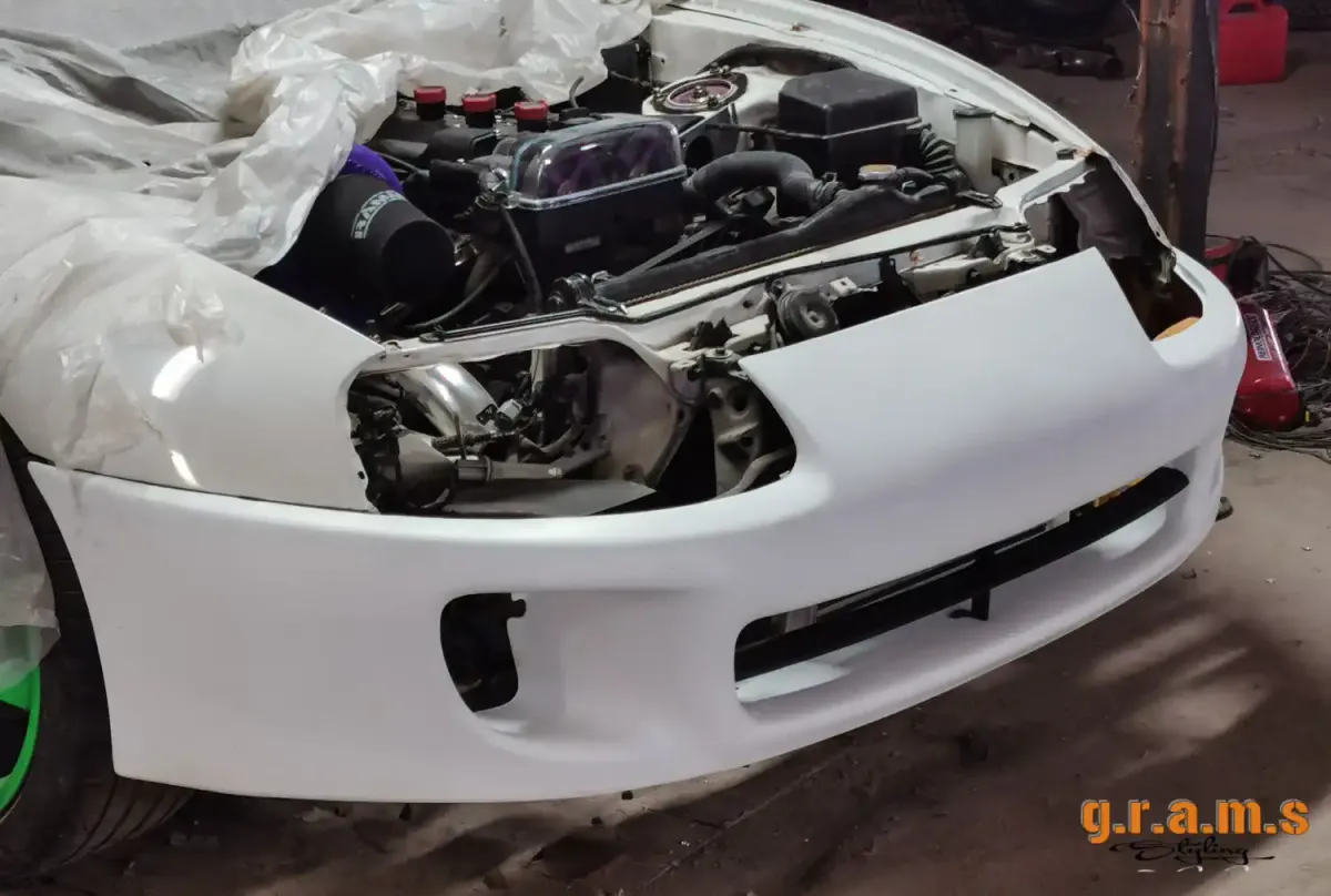 Toyota Supra MK4 Front Bumper - OEM Style, photo 7 of 11