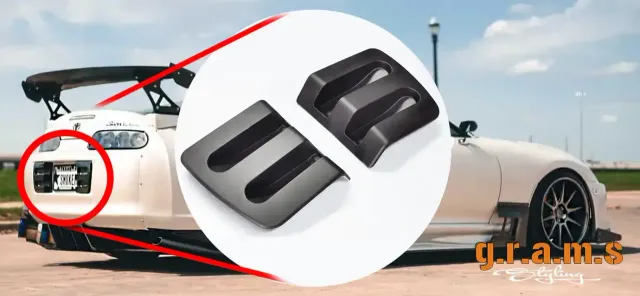 Toyota Supra MK4 Rear Number Plate Pods - JDM Style