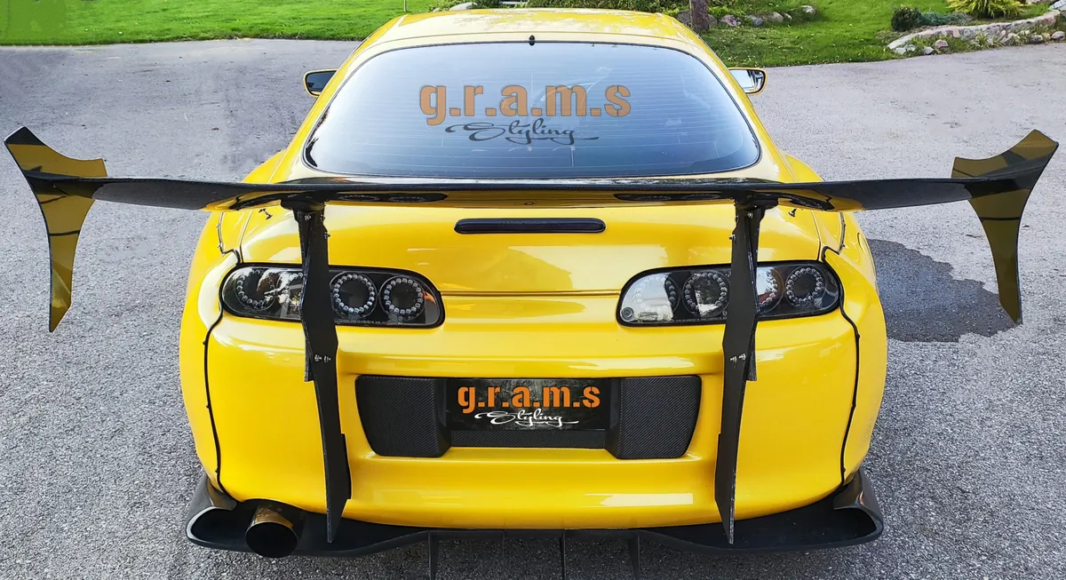 Toyota Supra MK4 Clean Style Rear Number Plate Surround Panel, photo 5 of 14