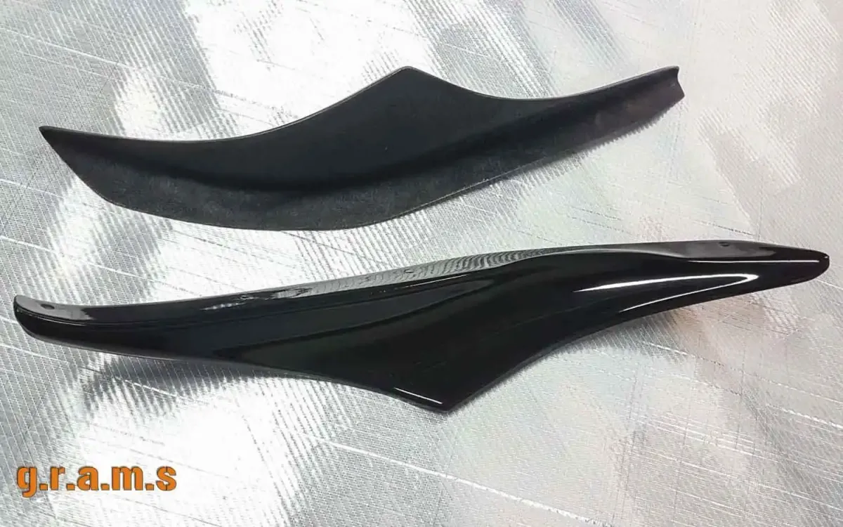 Toyota Supra MK4 Front Bumper Canards - Ridox Style, foto 7 de 12