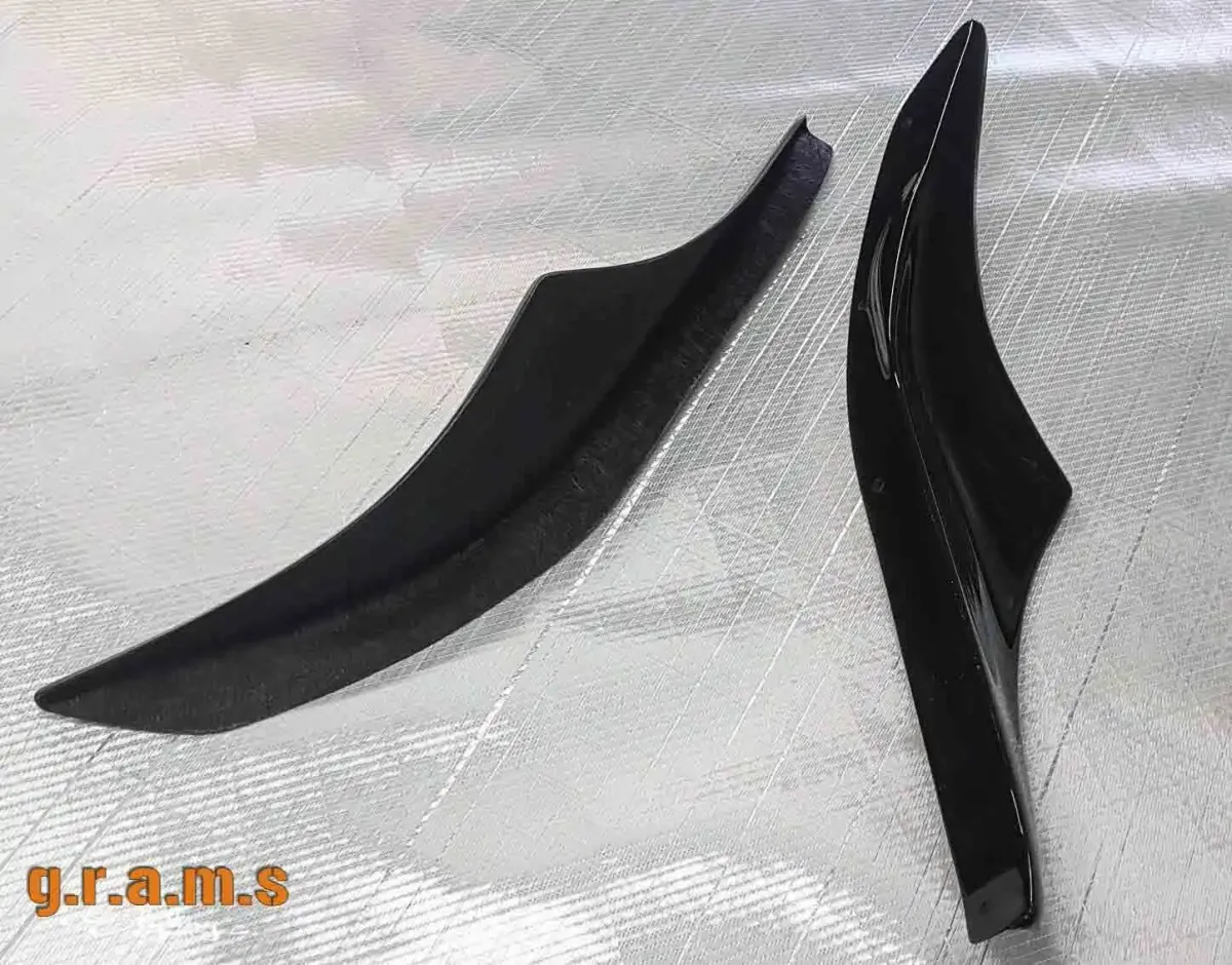 Toyota Supra MK4 Front Bumper Canards - Ridox Style, foto 8 de 12