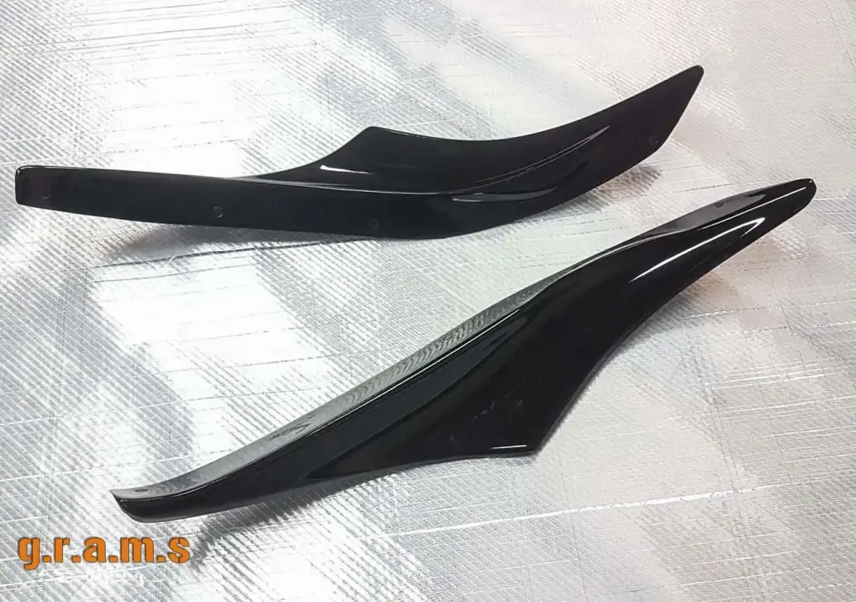 Toyota Supra MK4 Front Bumper Canards - Ridox Style, foto 10 de 12