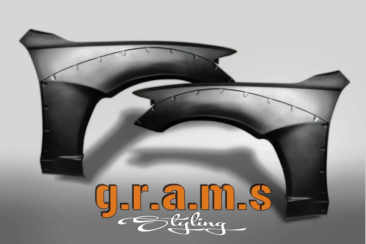 Lexus IS200 IS300 Wide Front Fenders / Wings +50mm, photo 2 of 14