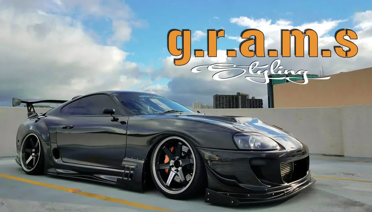 Toyota Supra MK4 Front Bumper Canards - Ridox Style, foto 3 de 12