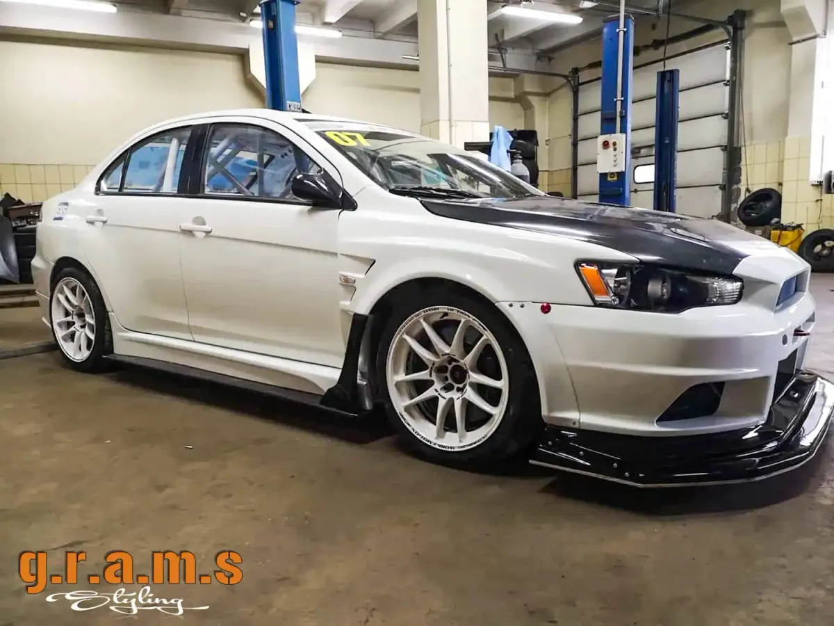 Mitsubishi Lancer Evolution X Front Wing Extras - Varis Style, photo 5 of 5