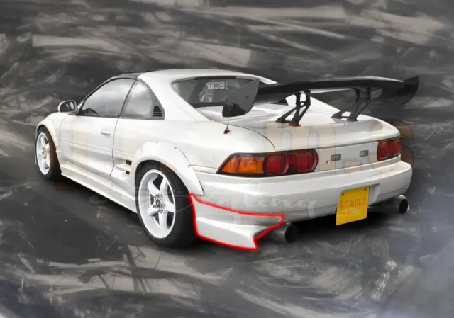 Toyota MR2 Rear Bumper Spats - AB-Flug Style