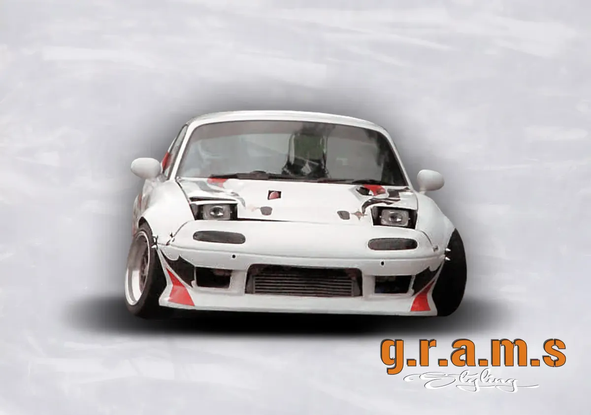 Mazda MX-5 NA Miata Front Fender Flares - +35mm Wide, photo 2 of 5