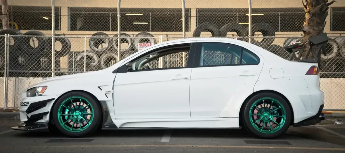 Mitsubishi Lancer Evolution X Front Wing Extras - Varis Style, photo 4 of 5