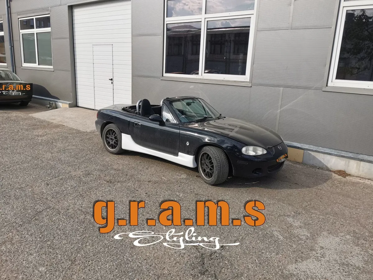 Mazda MX-5 NB Miata Side Skirts - Mazdaspeed V2 Style, photo 8 of 9