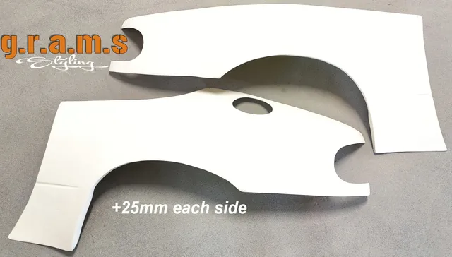 Mazda MX-5 NA Miata Rear Fenders - OEM or +25mm Wide