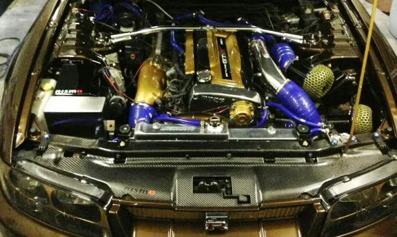 Nissan Skyline R33 Radiator Cooling Panel, foto 4 di 6