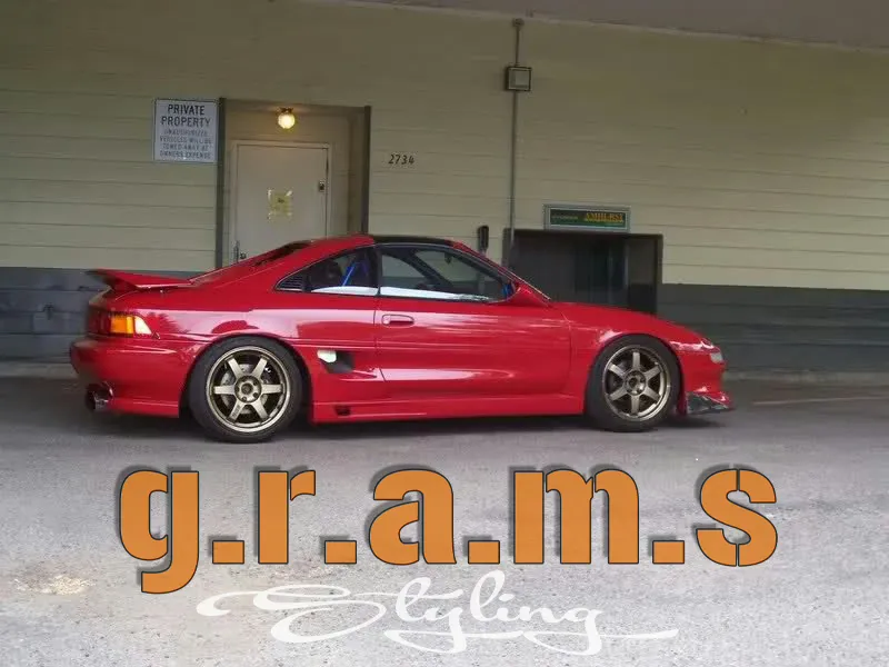 Toyota MR2 Greddy Style Rear Bumper Spats, photo 7 of 9