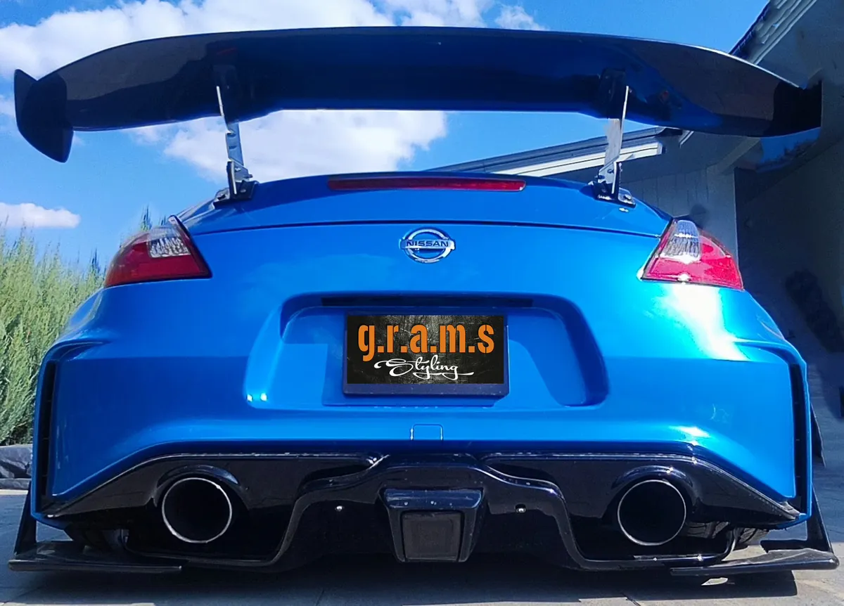 Nissan 370Z GT Spoiler Boot Mounts, photo 3 of 6