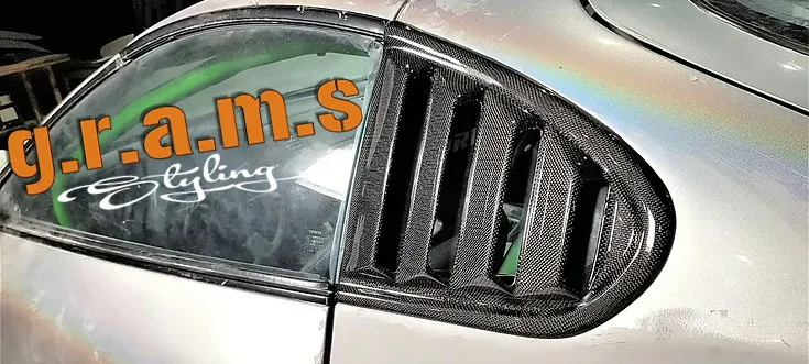 Toyota Supra MK4 JZA80 Side Window Louvers/ Vents, foto 7 van 12