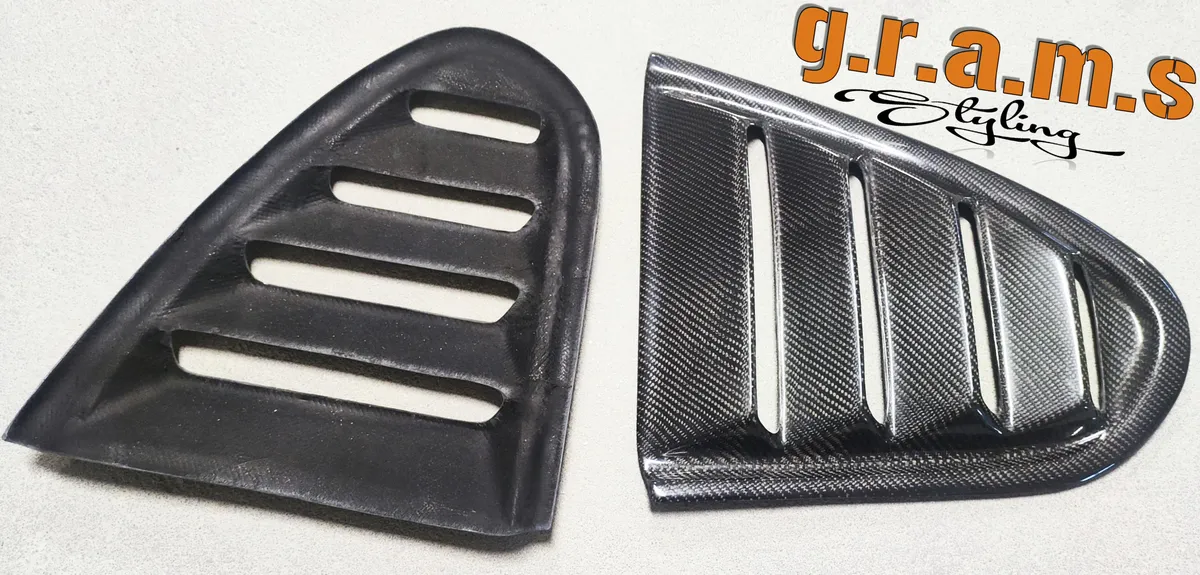 Toyota Supra MK4 JZA80 Side Window Louvers/ Vents, foto 12 van 12