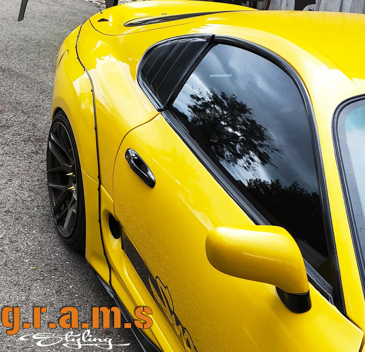 Toyota Supra MK4 JZA80 Side Window Louvers/ Vents, foto 5 van 12
