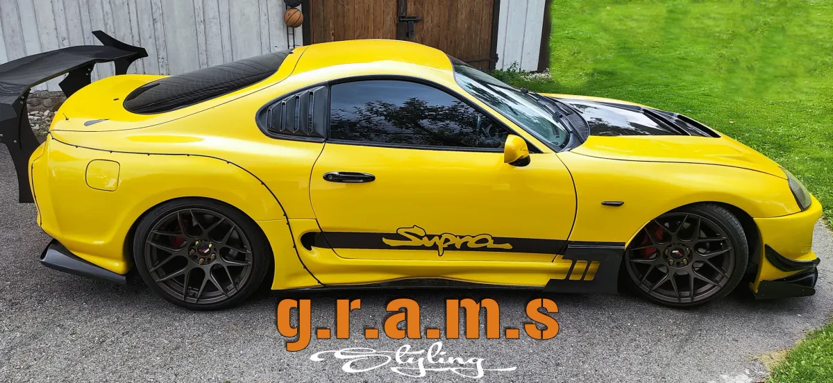 Toyota Supra MK4 JZA80 Side Window Louvers/ Vents, foto 2 van 12