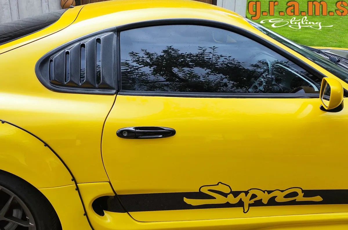 Toyota Supra MK4 JZA80 Side Window Louvers/ Vents, foto 4 van 12