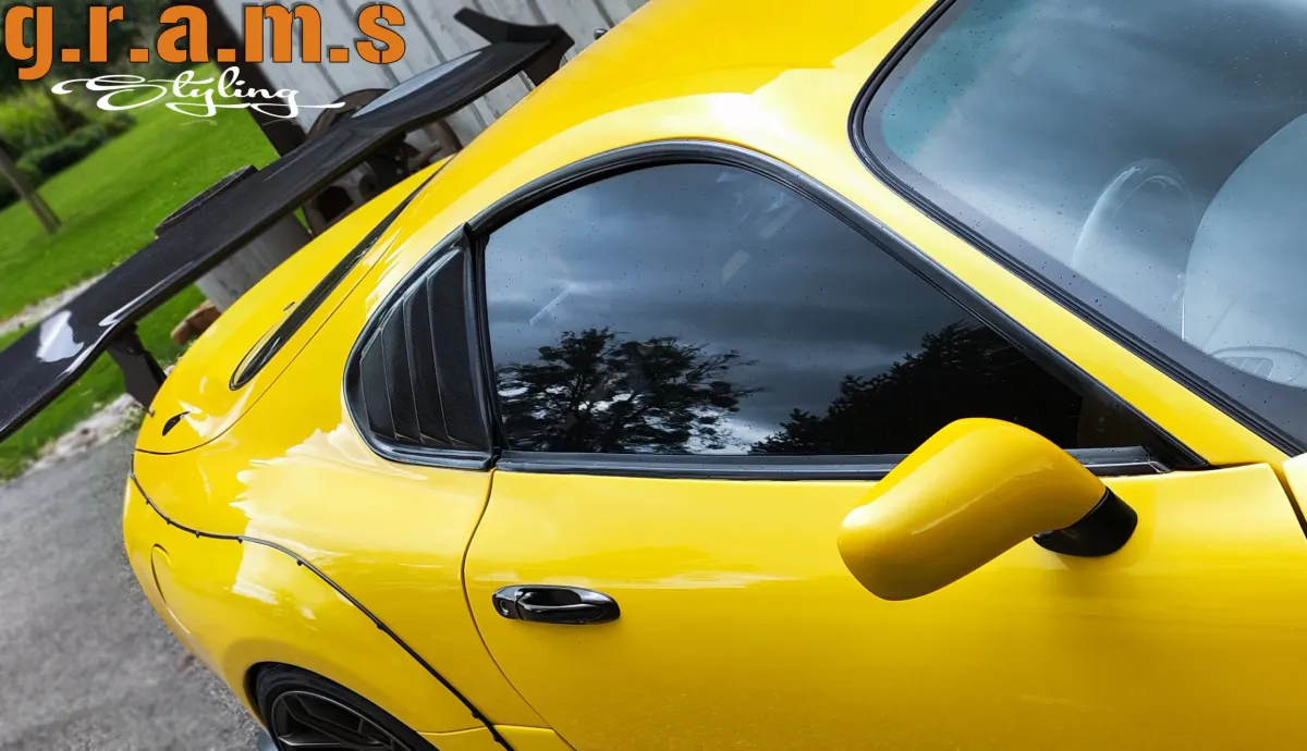 Toyota Supra MK4 JZA80 Side Window Louvers/ Vents, foto 6 van 12