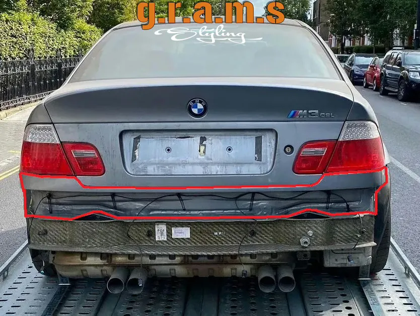 BMW E46 Coupe Rear Frame Between Lights, photo 1 of 6