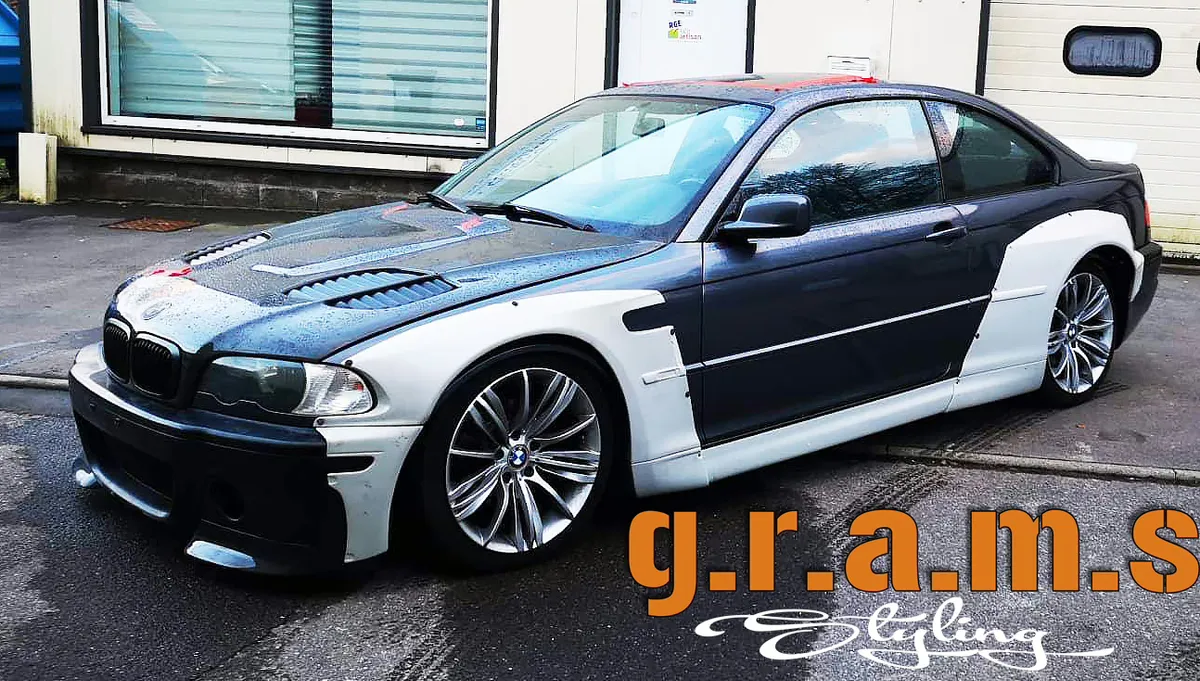 BMW E46 Coupe Wide Front Wings / Fender Flares - Version 2, photo 4 of 8