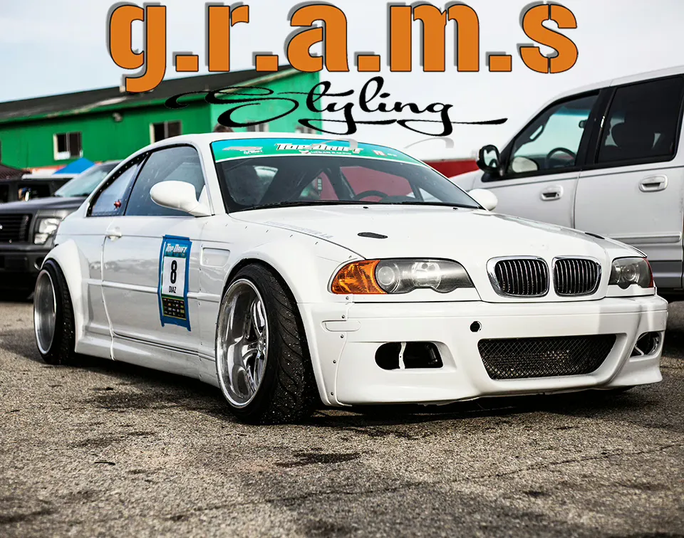 BMW E46 Coupe Wide Front Wings / Fender Flares - Version 2, photo 2 of 8