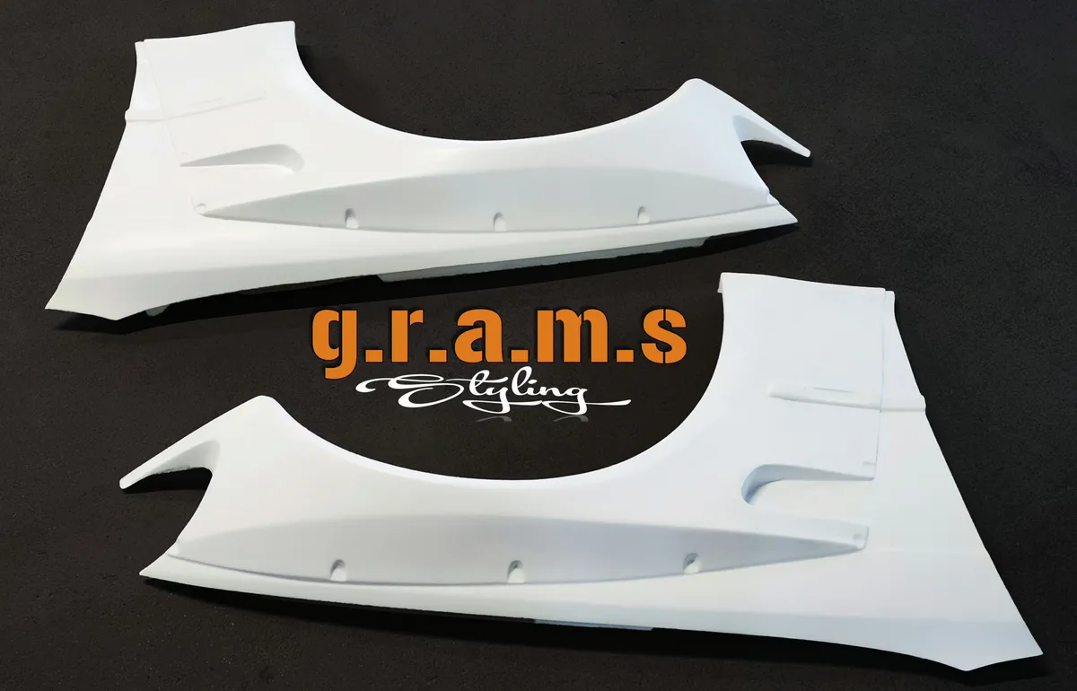 BMW E46 Coupe Wide Front Wings / Fender Flares - Version 2, photo 8 of 8