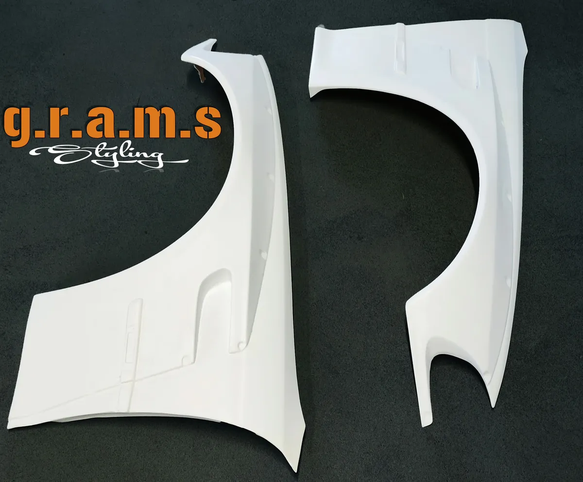 BMW E46 Coupe Wide Front Wings / Fender Flares - Version 2, photo 6 of 8