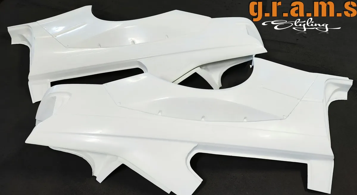BMW E46 Coupe Version 2 Wide Rear Quarters/ Fender Flares, photo 10 of 17