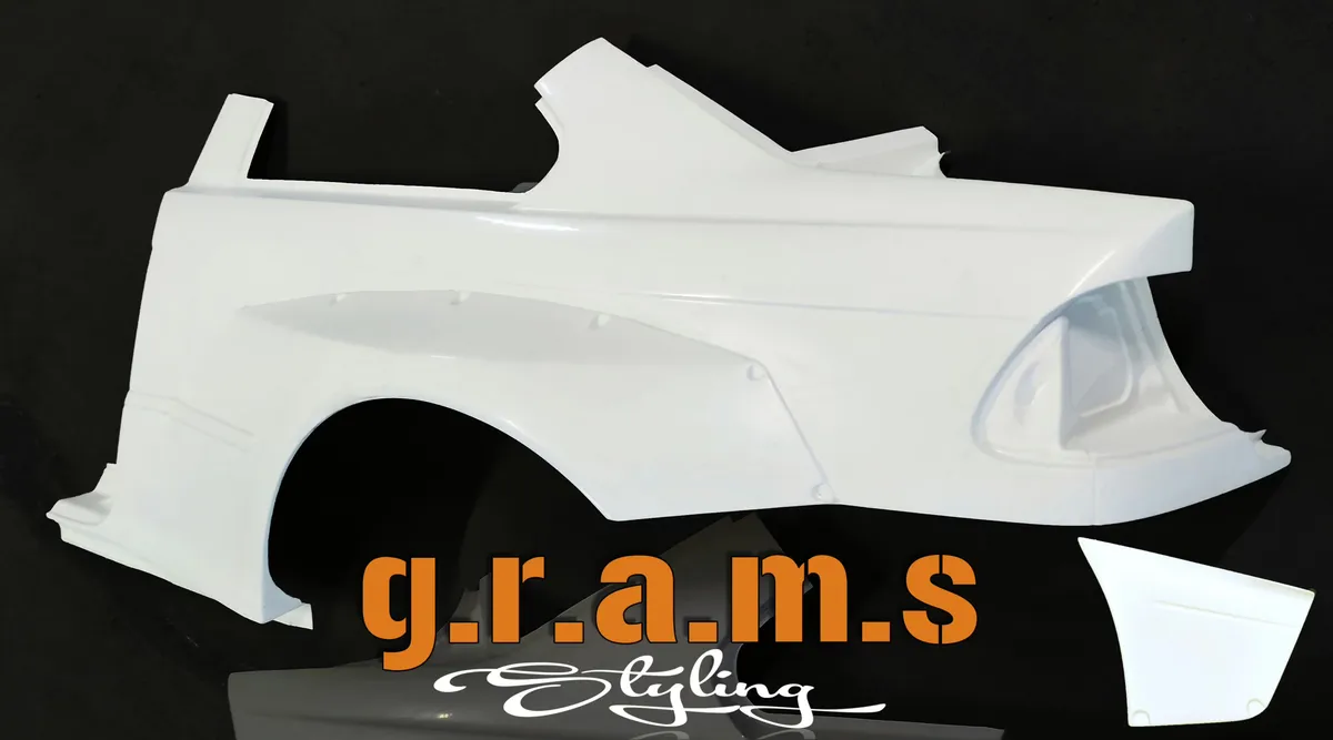 BMW E46 Coupe Version 2 Wide Rear Quarters/ Fender Flares, photo 9 of 17