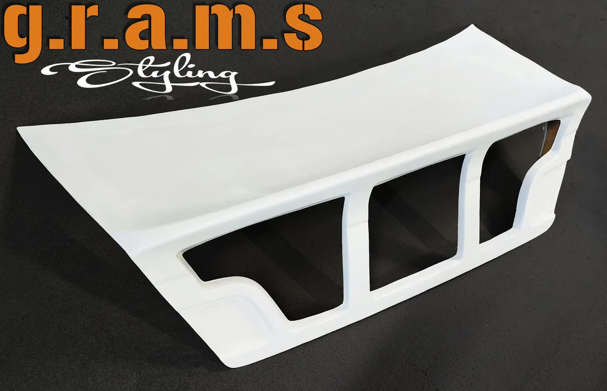 BMW E46 Coupe Vented Racing Boot Lid Trunk, photo 3 of 7