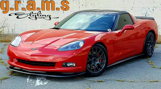 Chevrolet Corvette C6 Front Lip, Fits Base, Z06 and ZR1
