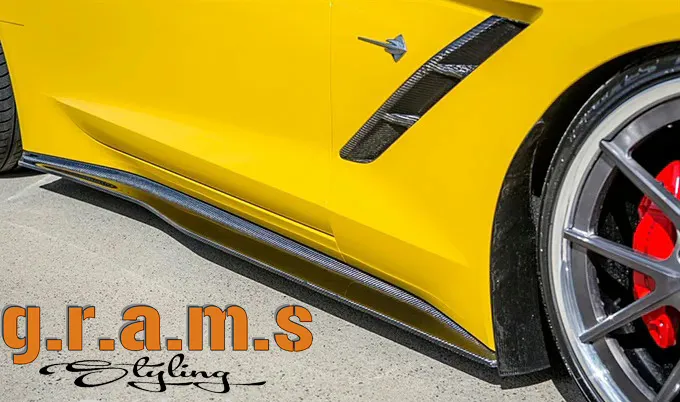 Chevrolet Corvette C7 Side Skirt Extensions, photo 2 sur 11